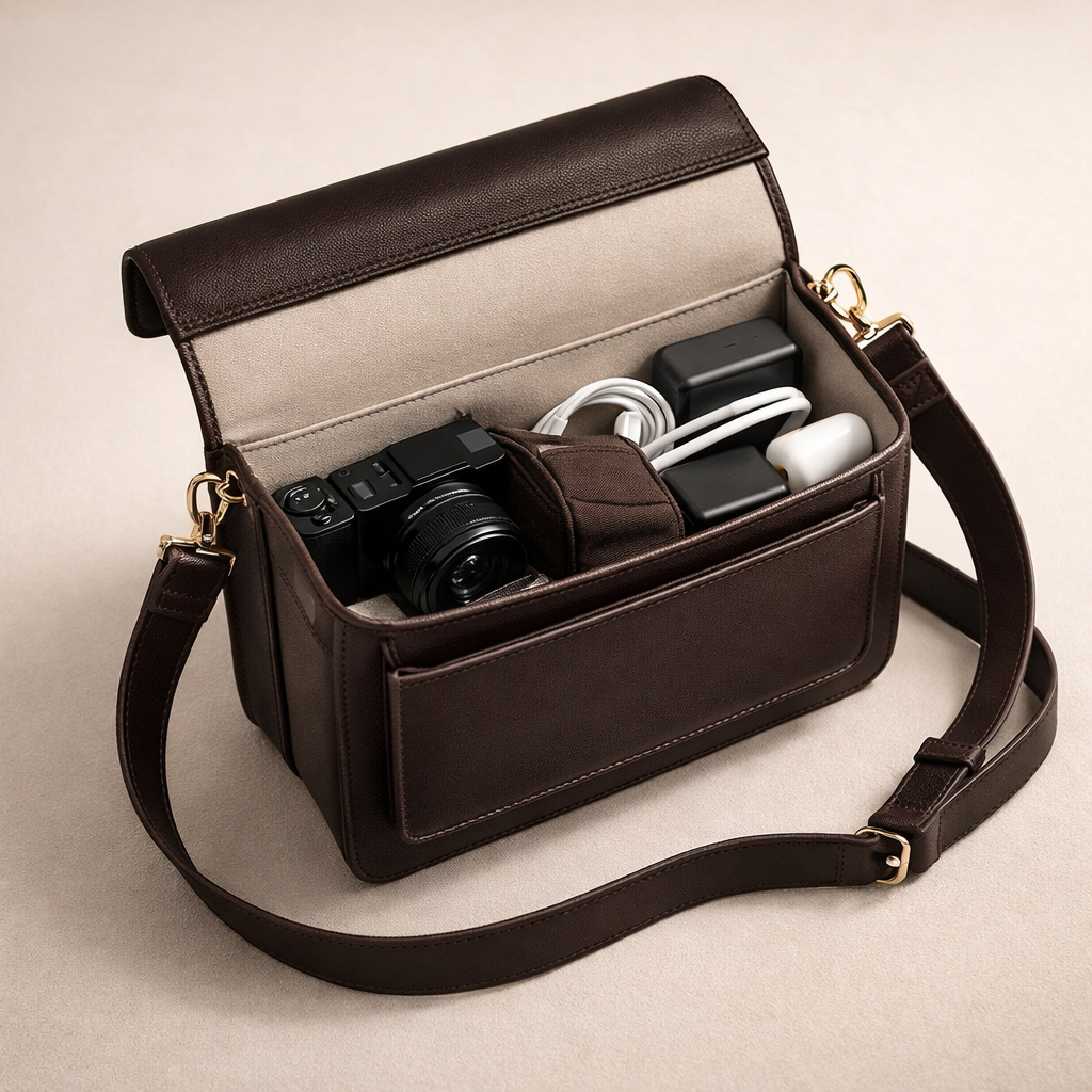 תיק כתף עור בוורלי